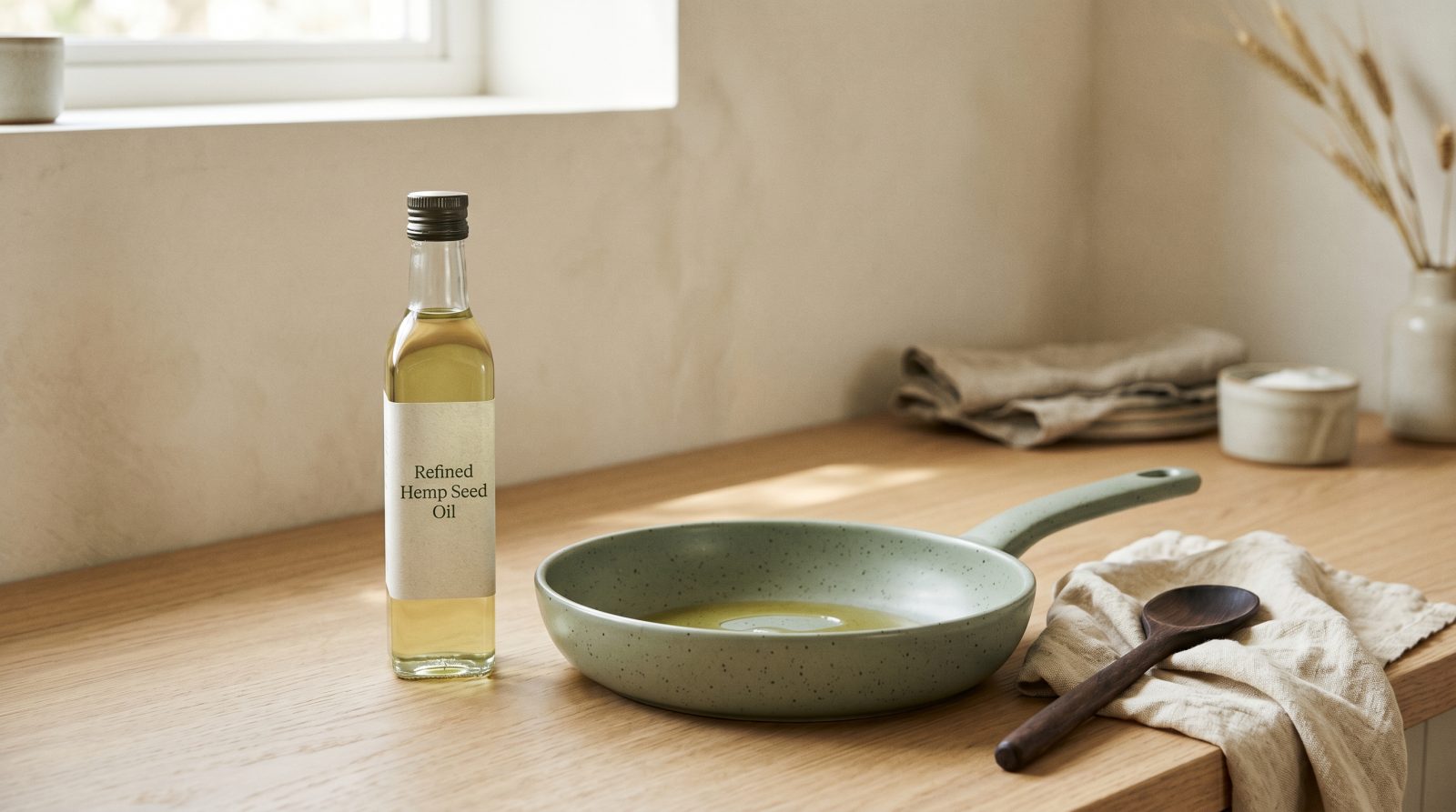 Cooking With Refined Hemp Oil